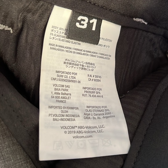 Brand New Volcom Kerosene Hybrid Performance Surf & Turf 4-Way Stretch Shorts! - Picture 7 of 8